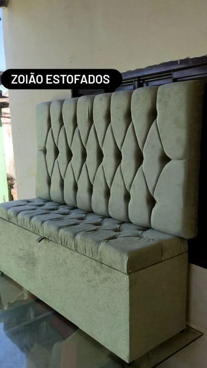 Cabeceira de Cama estofada - Foto 3