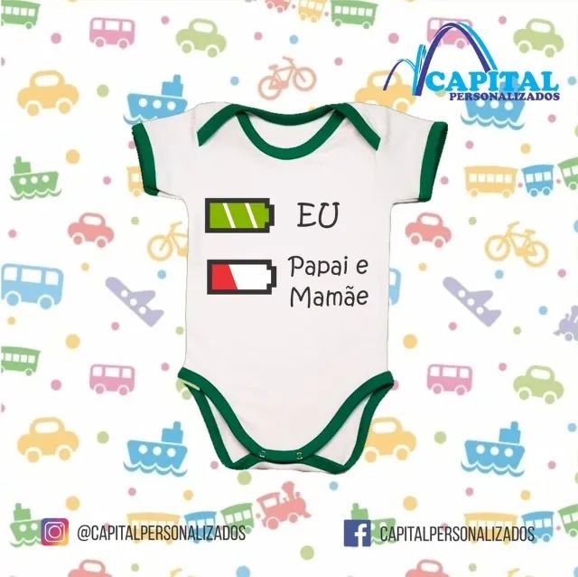 body infantil com detalhes em cores  - Foto 4