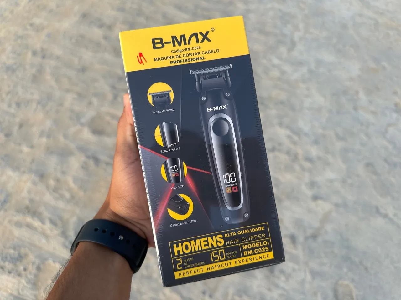 Máquina de Cortar Cabelo Profissional B-MAX BM025!! LACRADA!! PROMOÇÃO!!