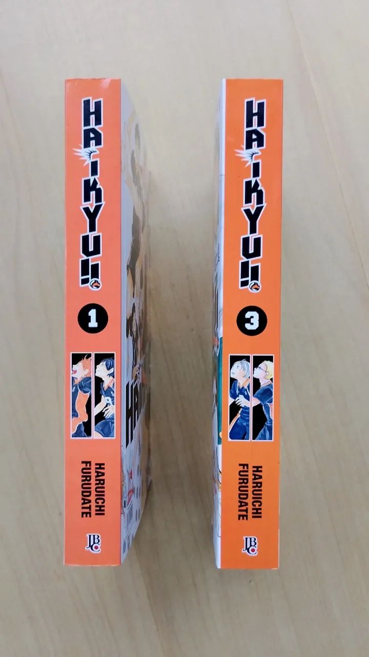 Mangás Haikyu!! volumes 1 e3 - Foto 2