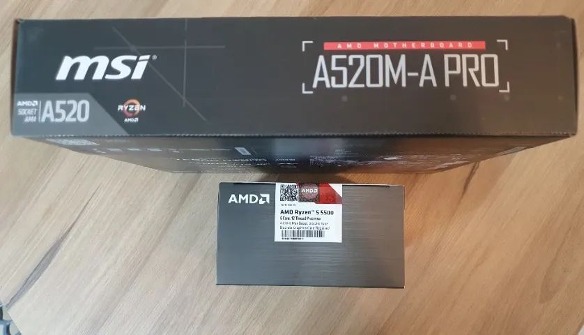 KIT UPGRADE RYZEN 5 5500 + A520M-A MSI PRO - Foto 2