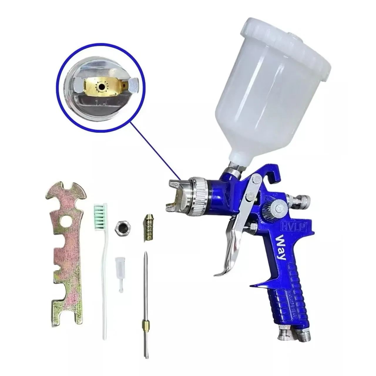 Pistola de Pintura HVLP Profissional - Way