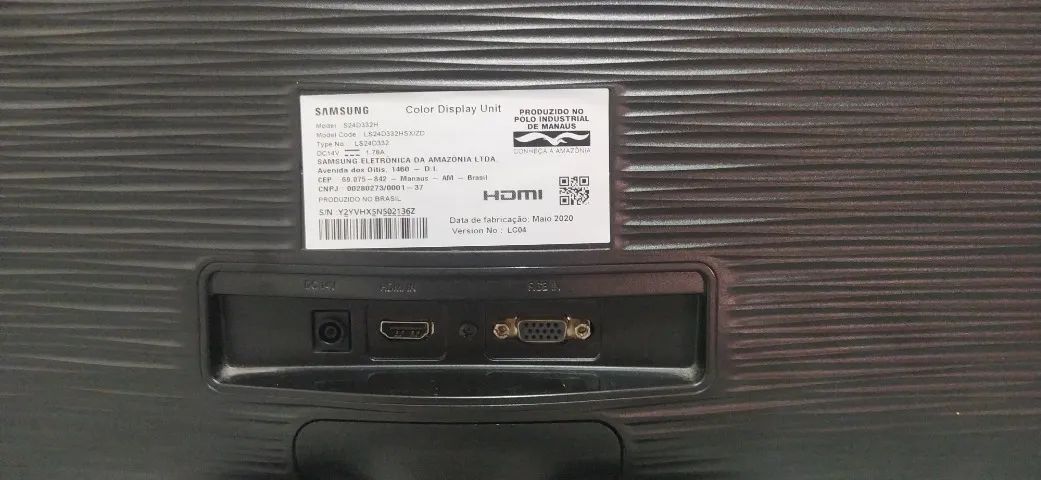 Monitor Gamer Samsung 24 polegadas 75hz 1ms s24d332h - Foto 4