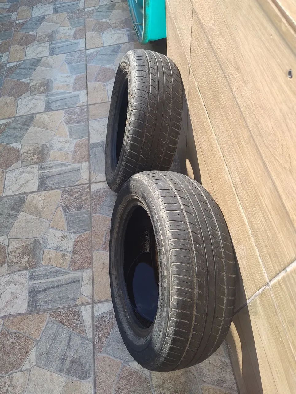 Pneus 185/60/14 usados  - Foto 3