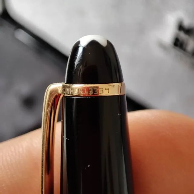 Caneta esferográfica preta Montblanc Meisterstuck - Foto 5