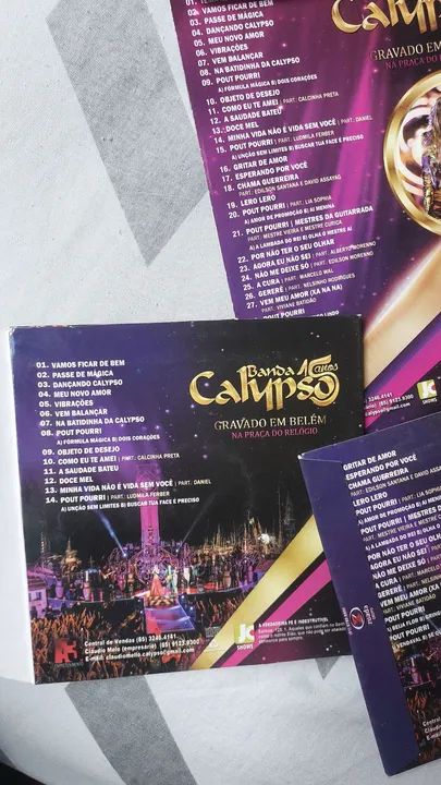 Banda do Calypso 15 anos - DVD completo com os dois CDs  - Foto 2