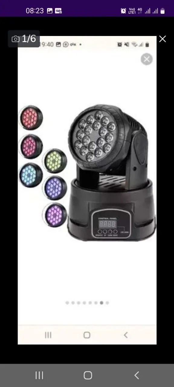 Moving Head LED RGBW - Iluminação para eventos