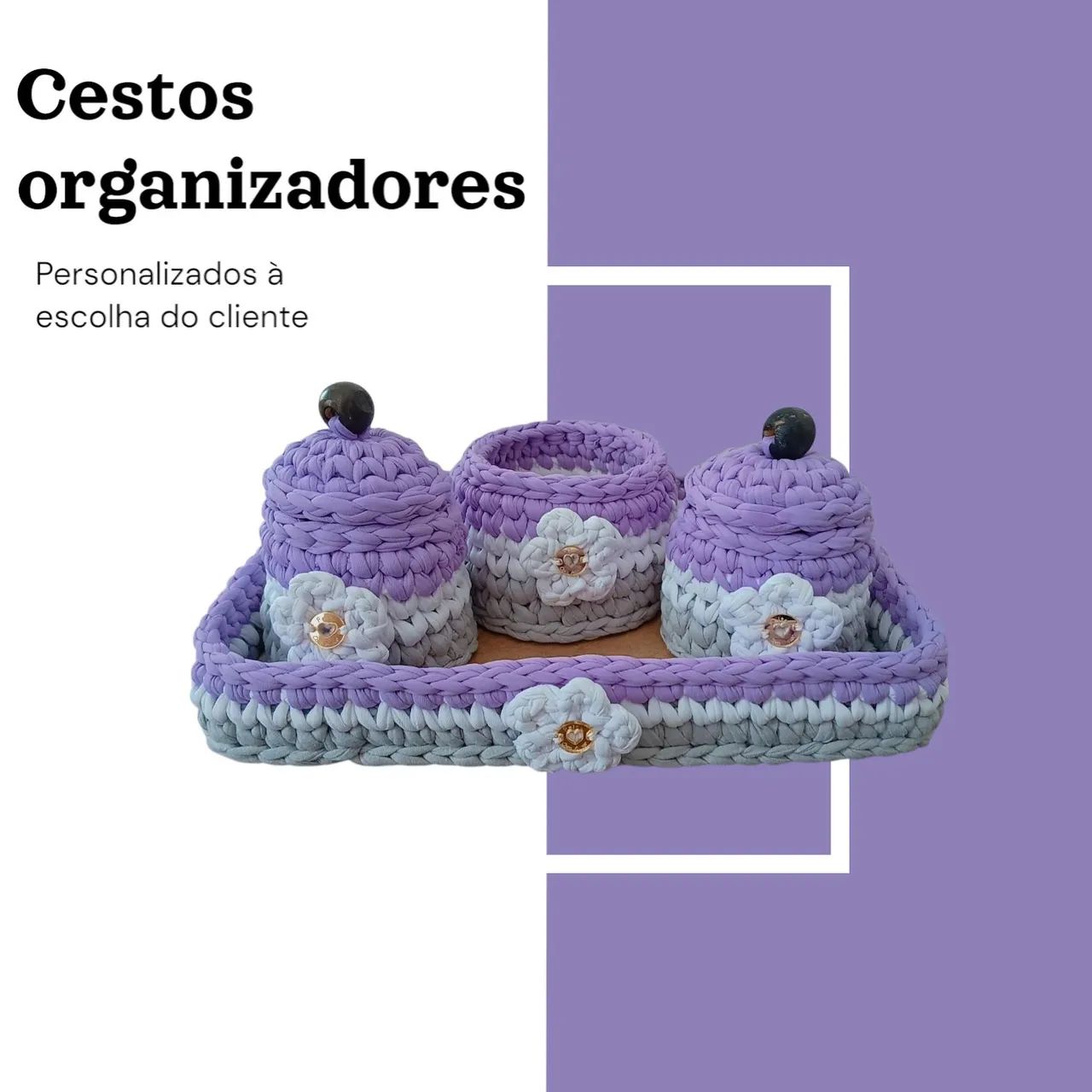 Kit Higiene de Crochê - Sob Encomenda 