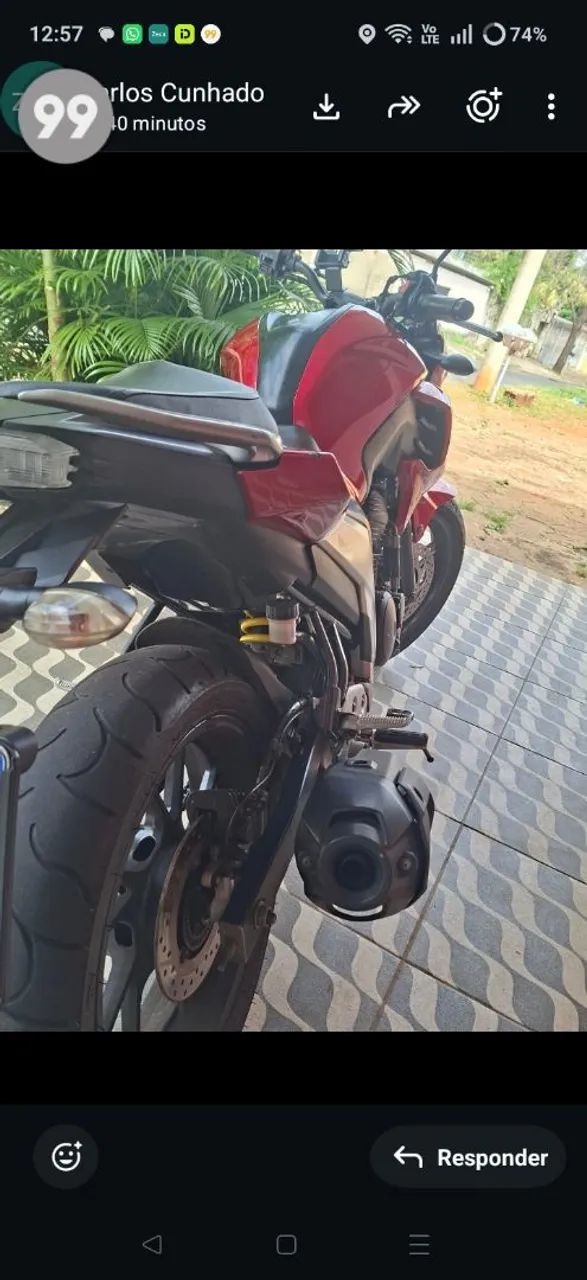 Fz 25 conservada moto bem cuidada - Foto 2