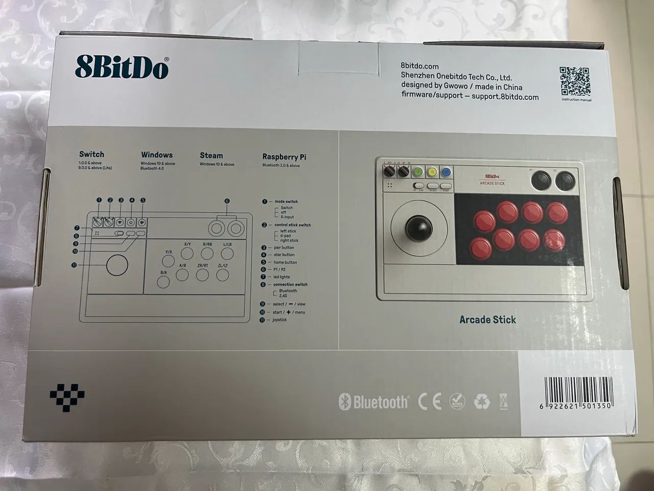 Arcade Stick 8bitdo Switch Steam Windows  - Foto 5