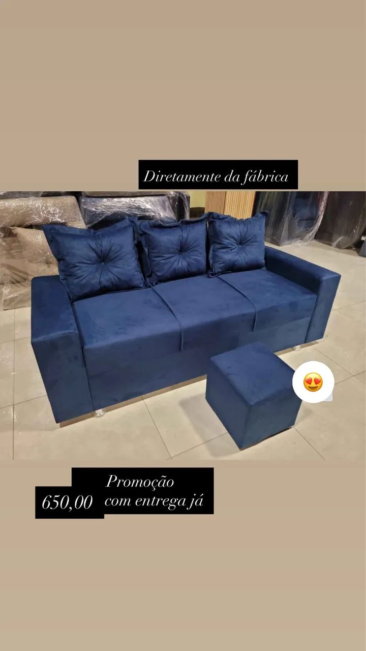SOFÁ DE 3 lugares promoção 650 