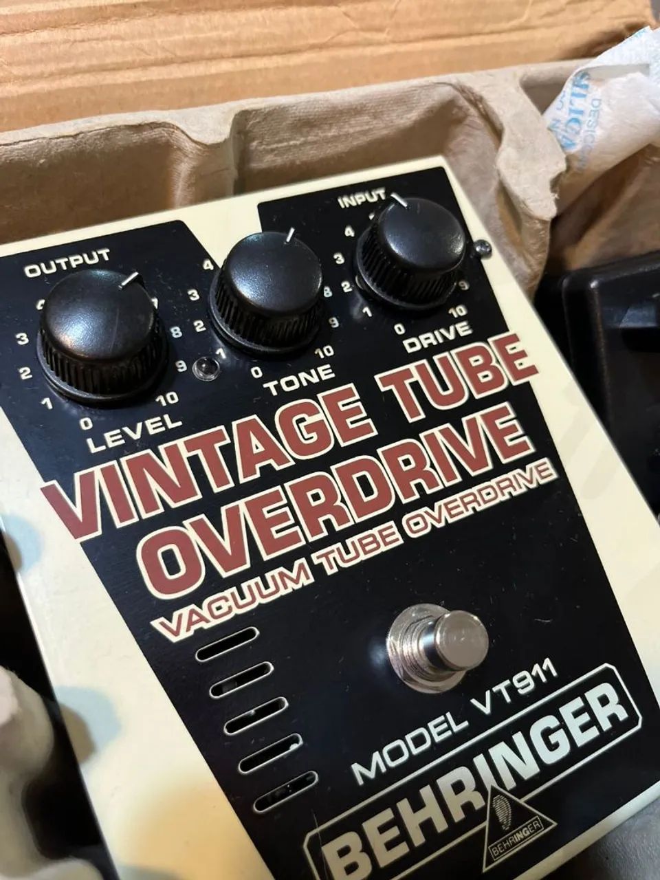 pedal behringer vintage tube overdrive