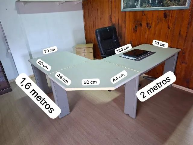 Mesa de escritório em L  - Foto 4