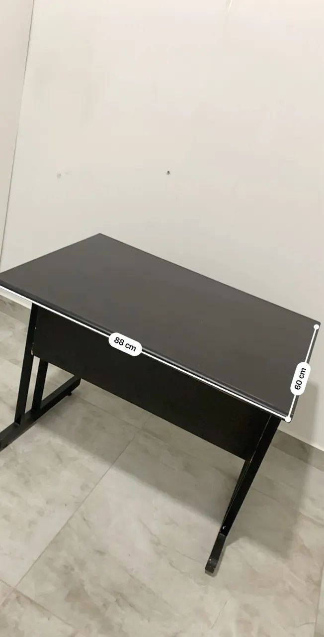 Mesa preta escritório/computador  - Foto 2