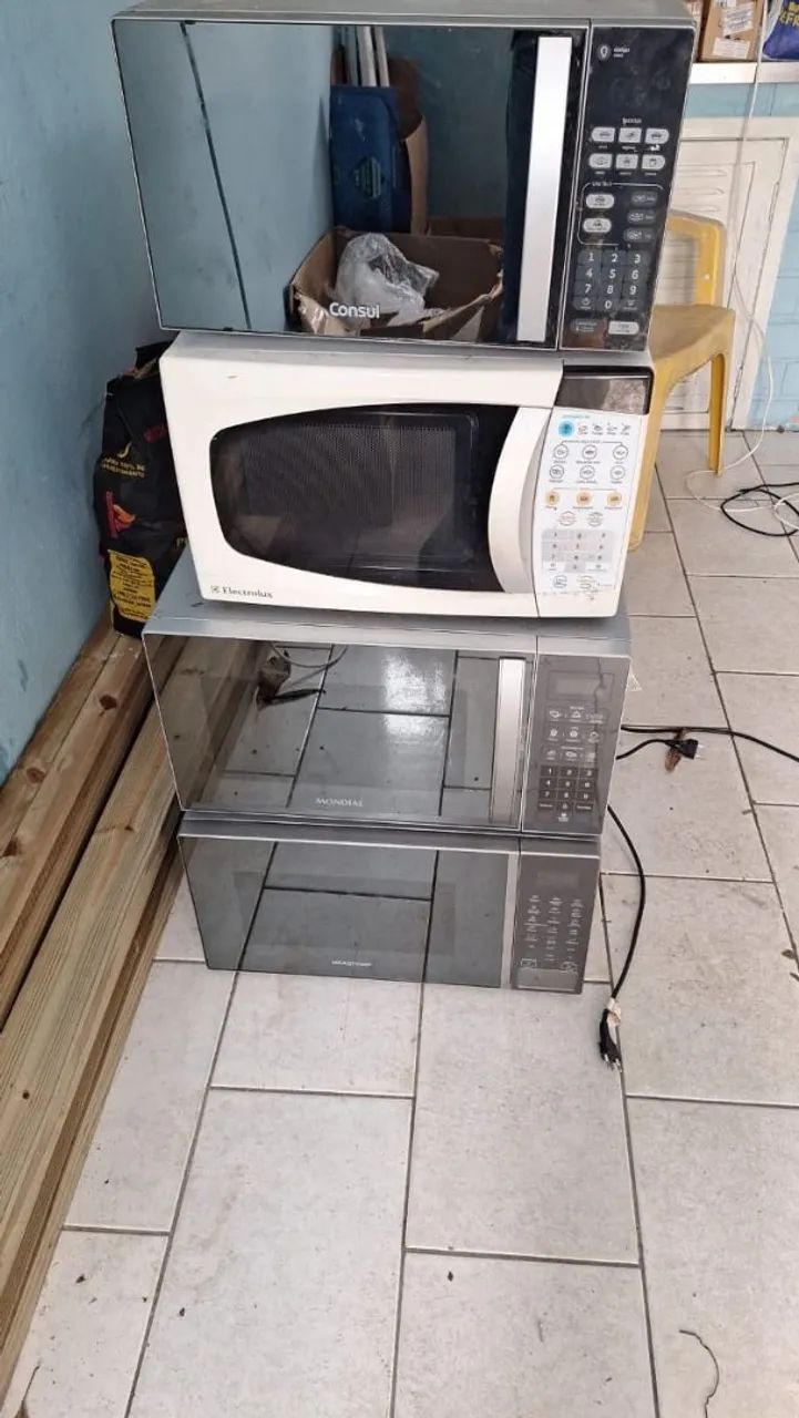 Microondas para retirada de peças