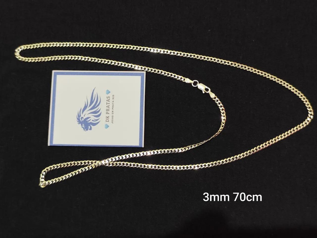 Prata925 3mm 70cm 