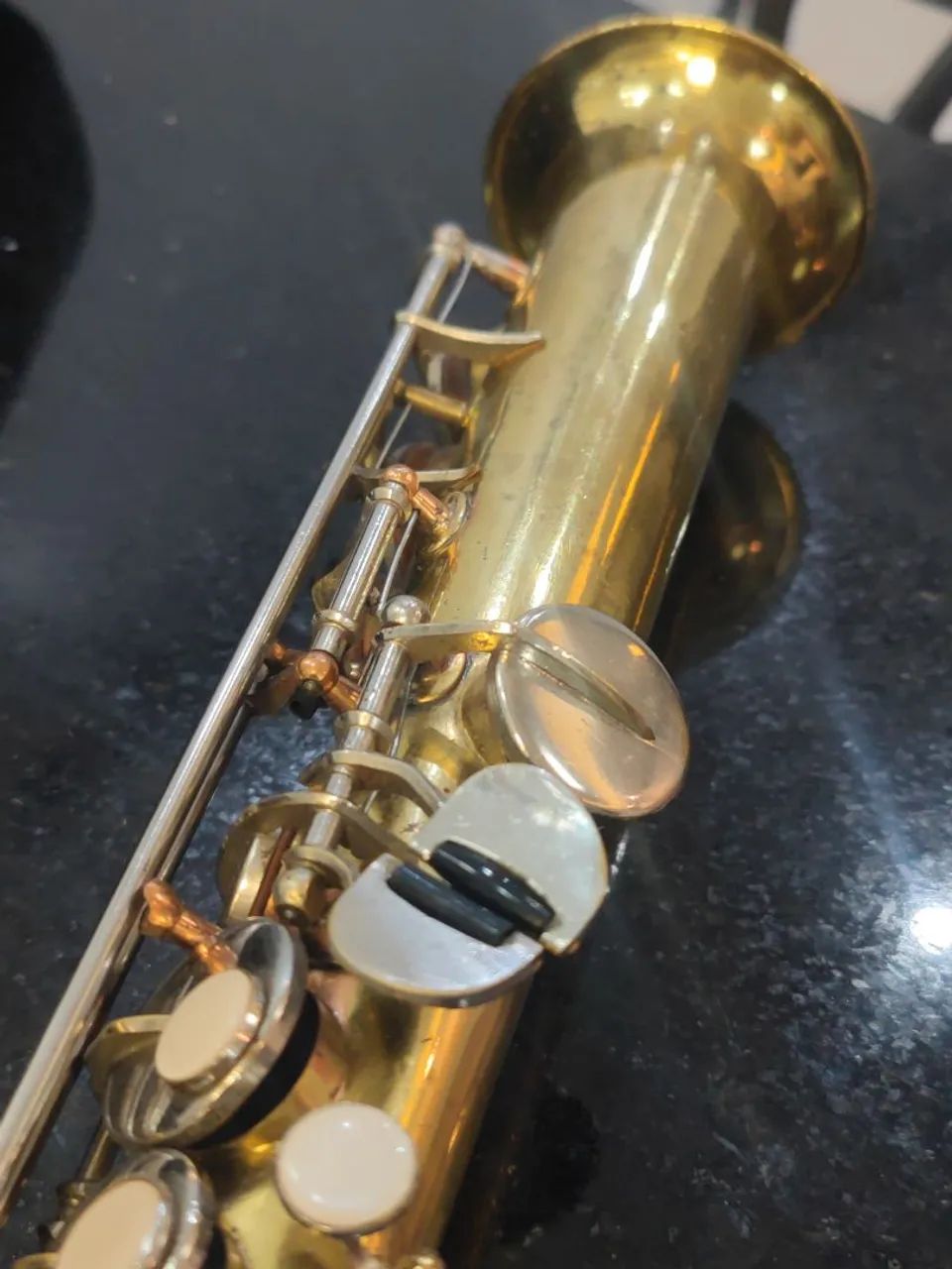 R$ 1.000,00 Sax Soprano Parrot Original Usado Revisado Nota Fiscal Garantia OLXPAY Sib 