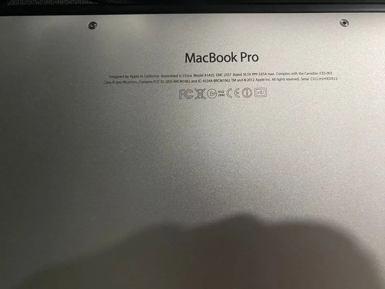 MacBook PRO 2012 - Foto 2