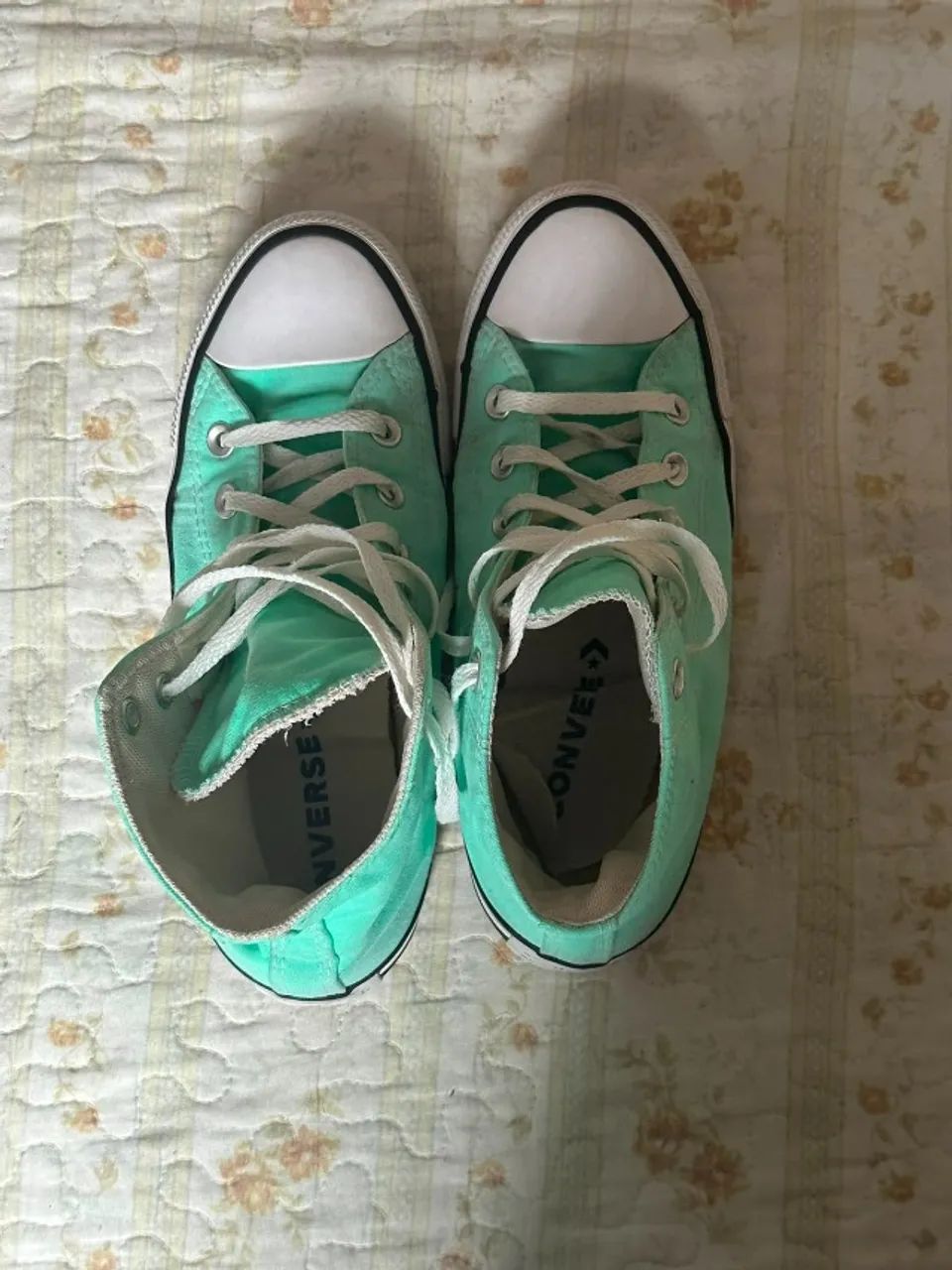 Tênis all star converse verde - Foto 4