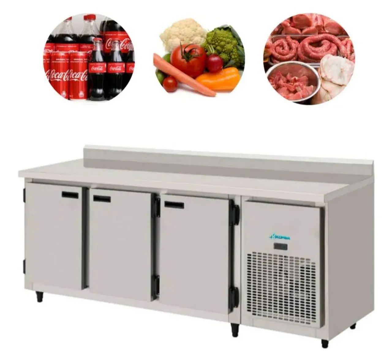 Balcão Refrigerado metade do preço urgente inox 2,00 M KBSC - 200 D KOFISA