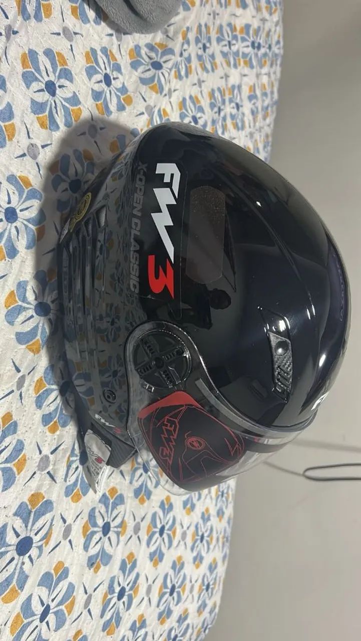 Capacete fw3 aberto  - Foto 3