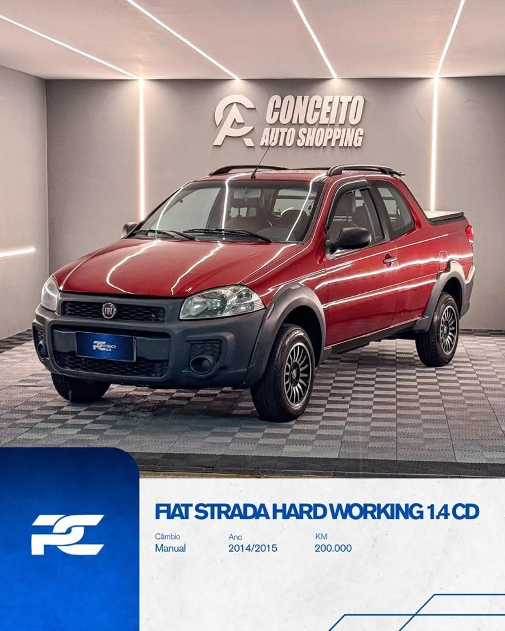 Fiat Strada Working Hard 1.4 Fire Flex 8V CD 2015