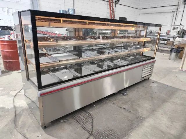 Vitrine refrigerada inox 1200×600×1250 (exposição)