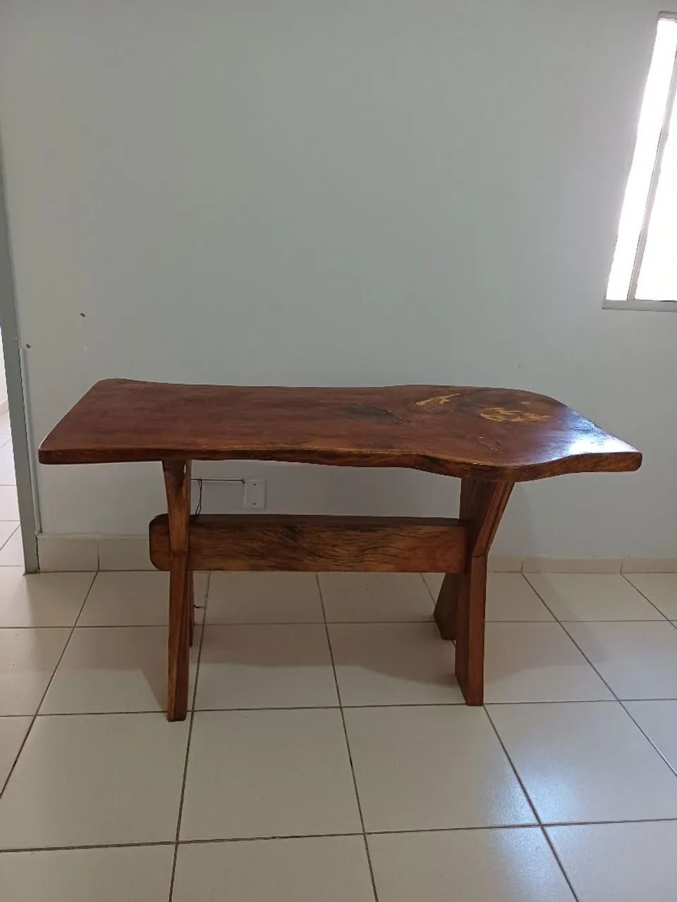 Mesa de Jantar em Madeira Maciça - 6 Lugares - Excelente Estado - Foto 2