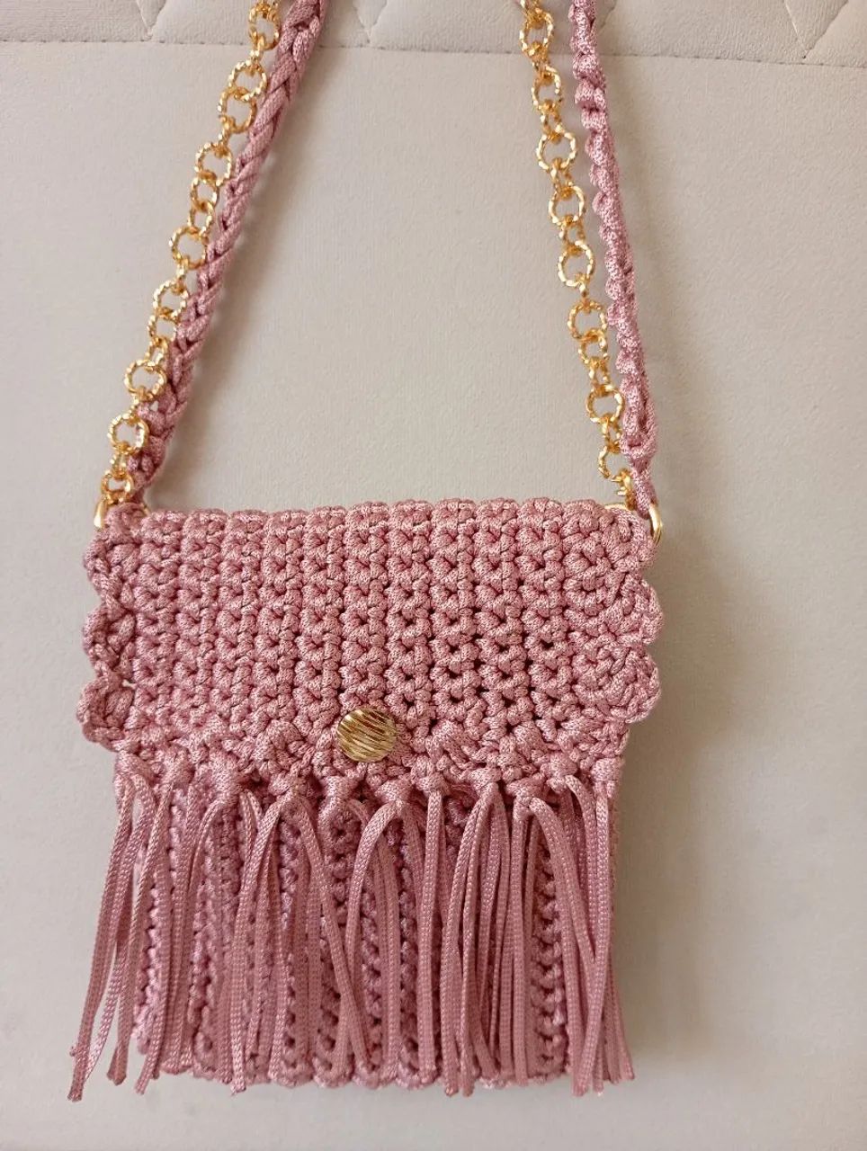 Bolsa de crochê  - Foto 4