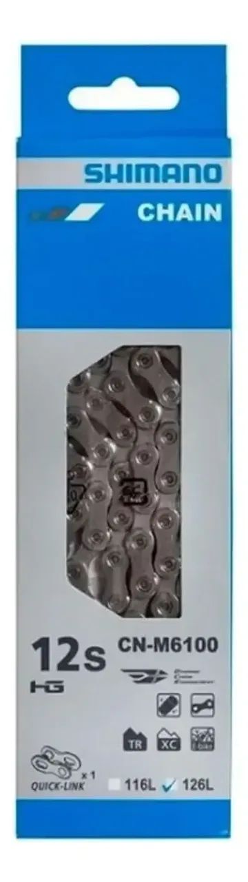 Corrente Shimano m6100 12v - Foto 4