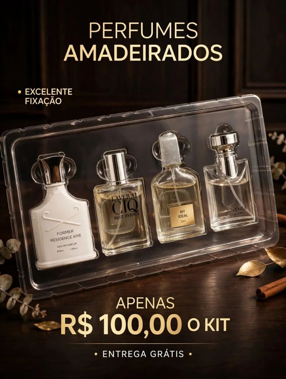 Perfume amadeirado