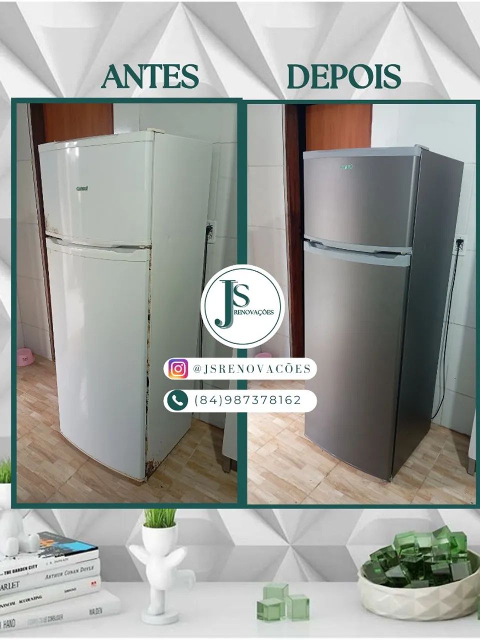 Envelopamento de móveis e eletrodomésticos películas residencial ? - Foto 5