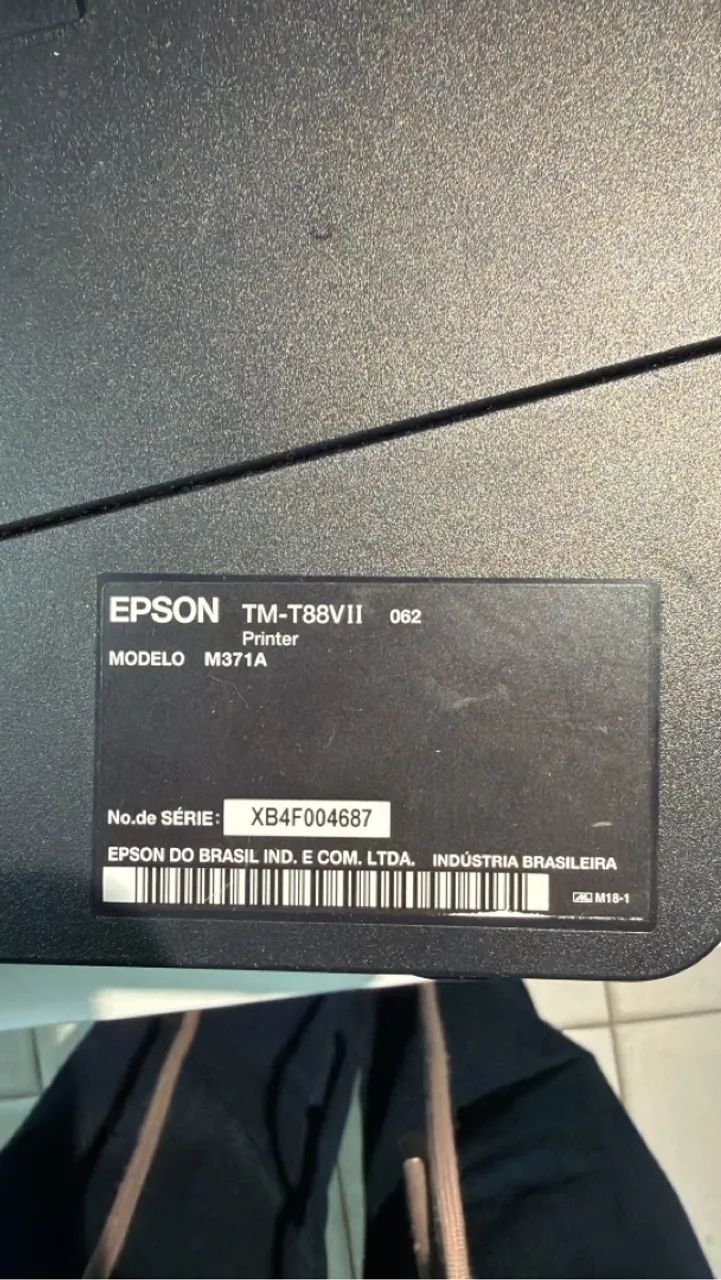 Impressora Não Fiscal Térmica Usb Serial Ethernet - TM-T88VII - Foto 5