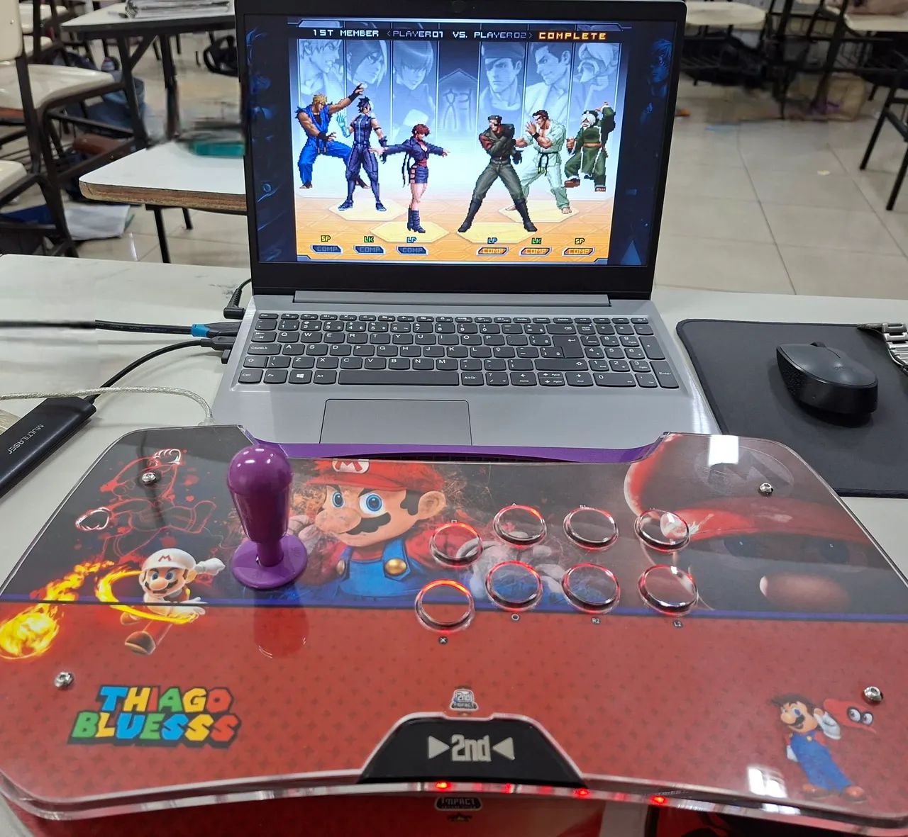 Controle Arcade Stick Fliperama 2nd impact - Foto 2