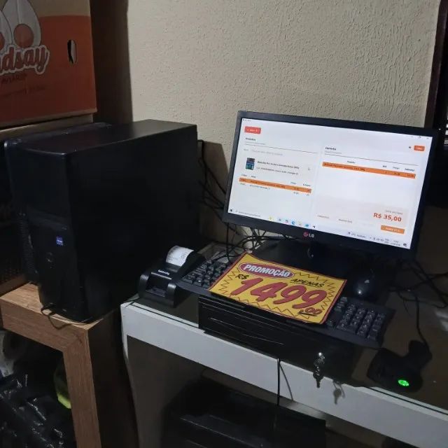 Kit Pdv I3 Completo Com Sistema Incluso