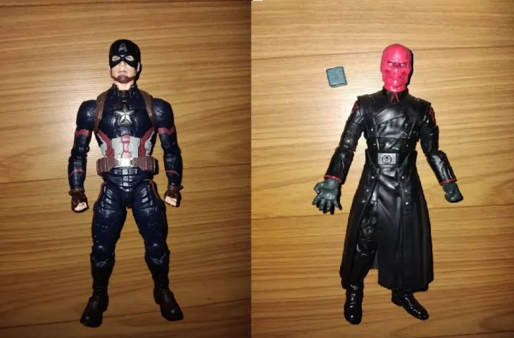 Marvel Legends - Capitão América e Caveira Vermelha MCU