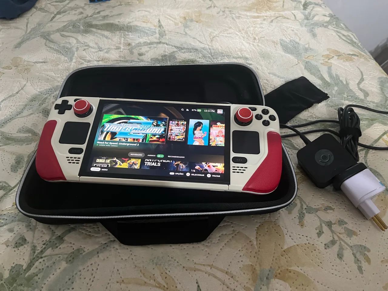 STEAM DECK OLED 512gb + CARTÃO SD 512GB - Consoles de Vídeo Game