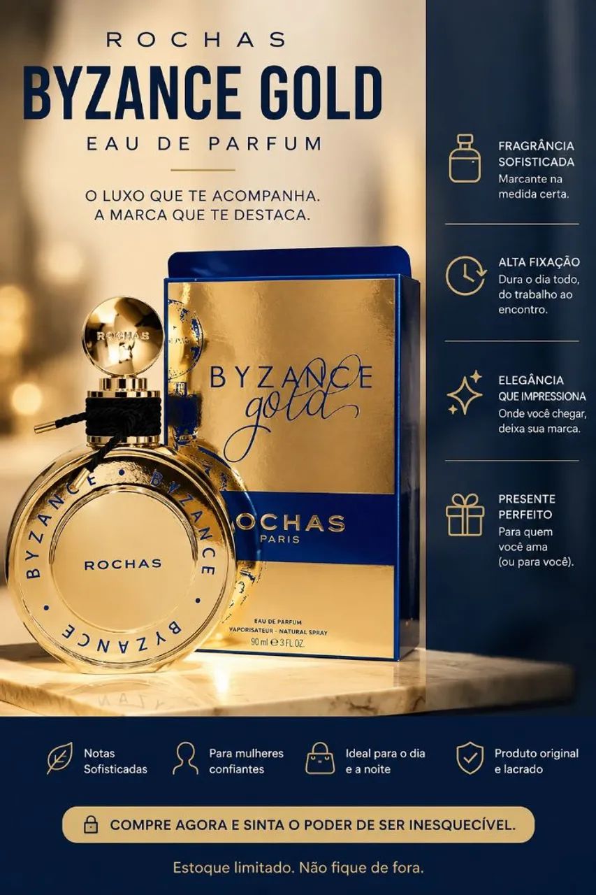 Perfume Byzance Gold Rochas 90ml