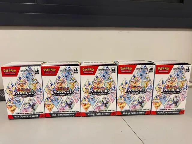 Kit 5 x Mini Box Evoluções Prismáticas