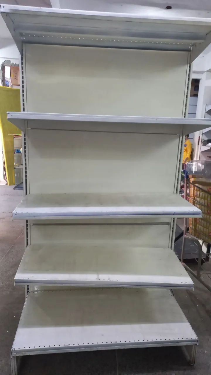 Gôndolas cabeceira 1x2mt 5 bandejas 