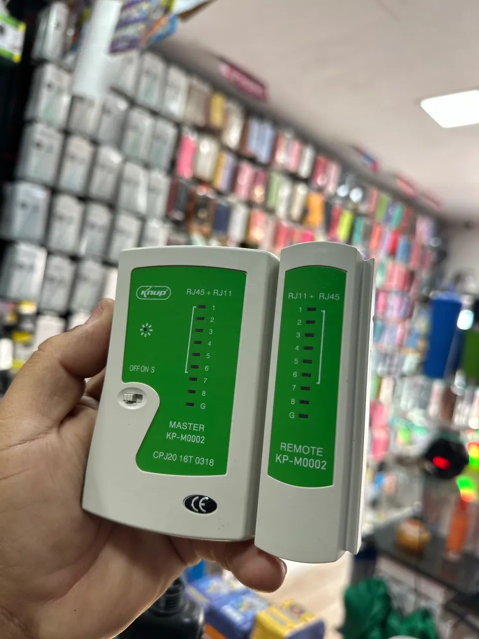 Testador de Cabos Rj45 e Rj11  