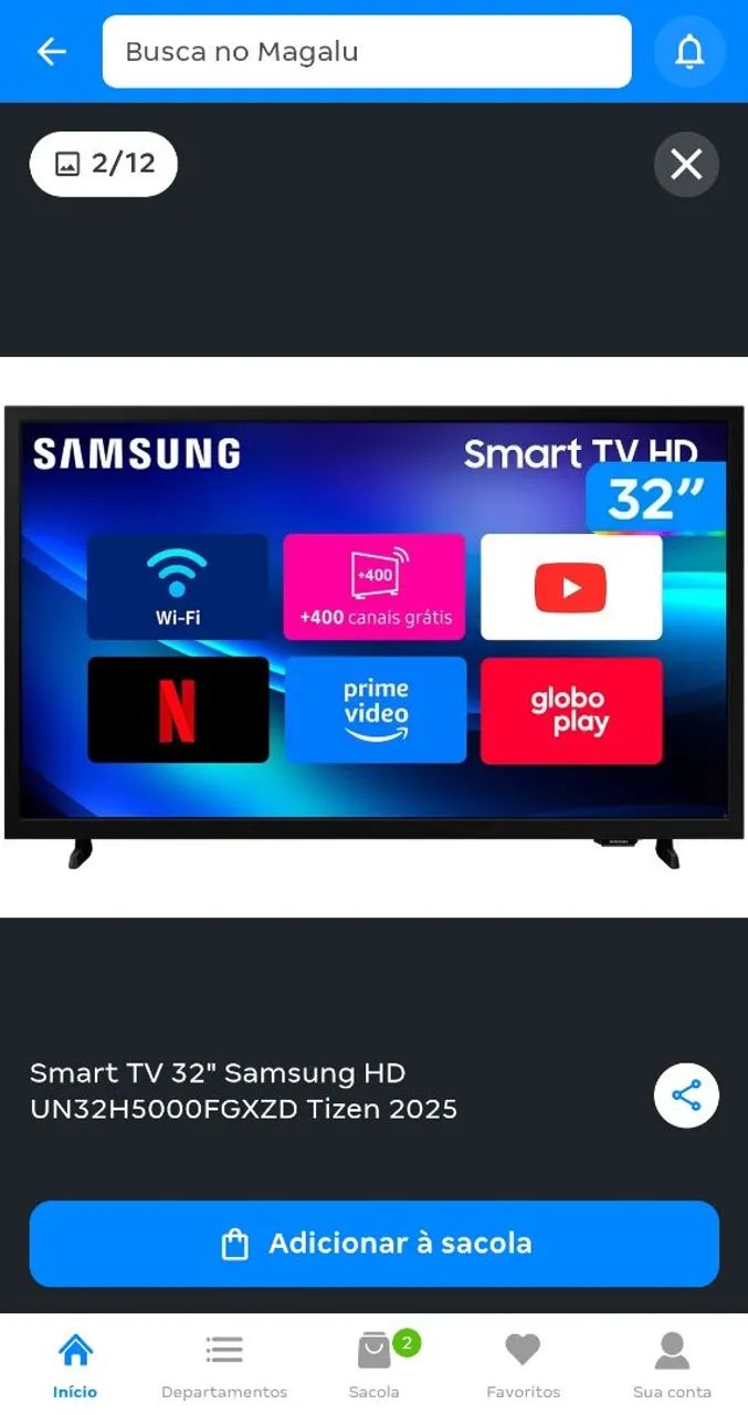 Smart tv samsung 32