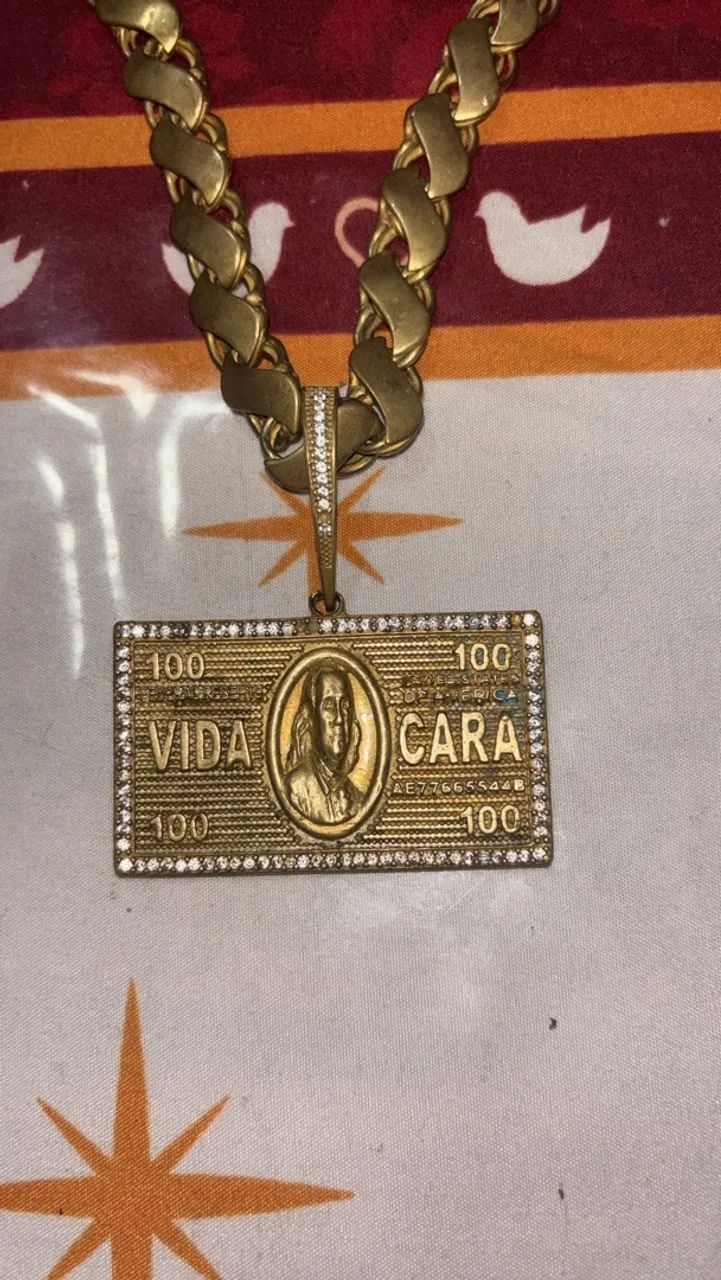 CORDAO MOEDA ANTIGA