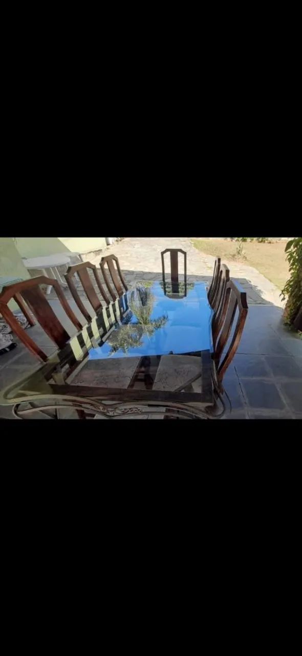Mesa de jantar + 8 cadeiras