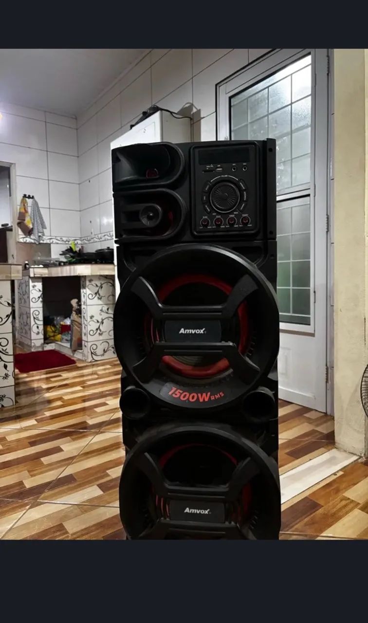 caixa de som amvox 1500w - Foto 4