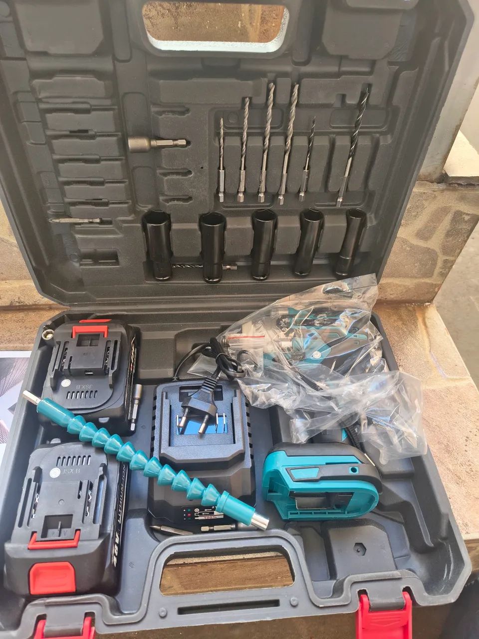 Chave de impacto e parafusadeira - Peças de Hardware - Conjunto