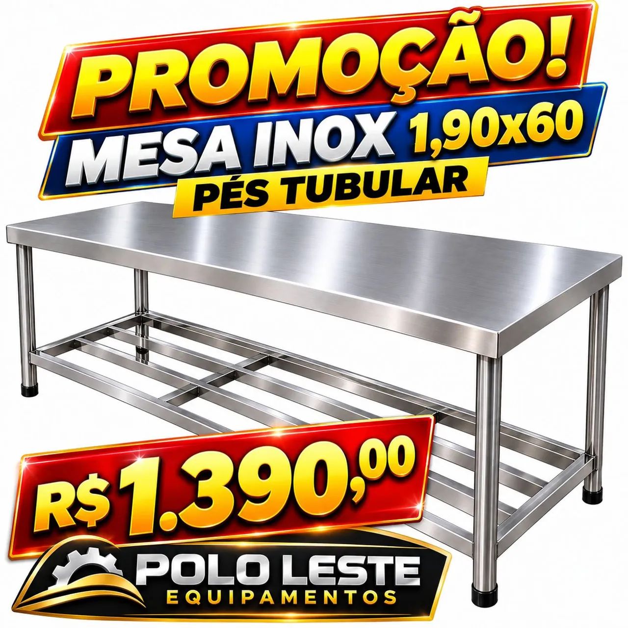 Bancada aço inox 