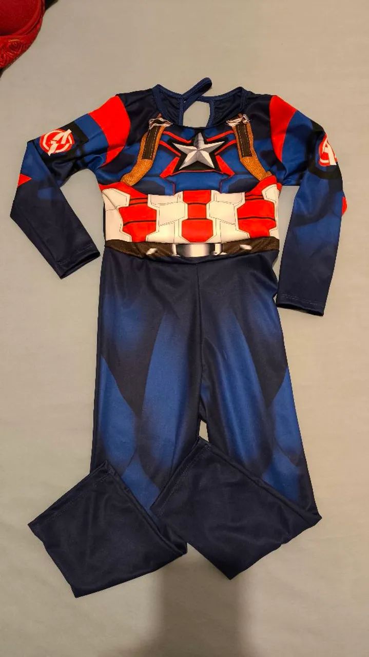 Roupa infantil Capitão América 