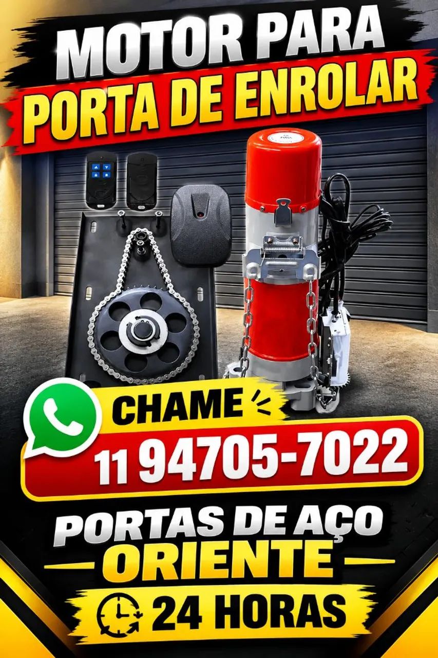 9.4705.7022  MOTOR PARA PORTA DE AÇO DE ENROLAR 