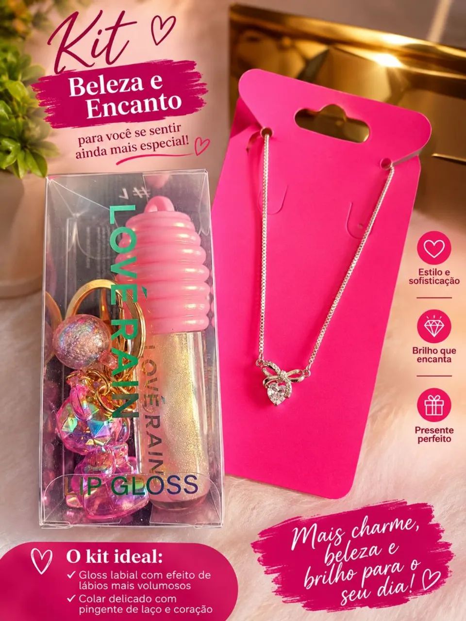 Kit gloss + colar  - Foto 2